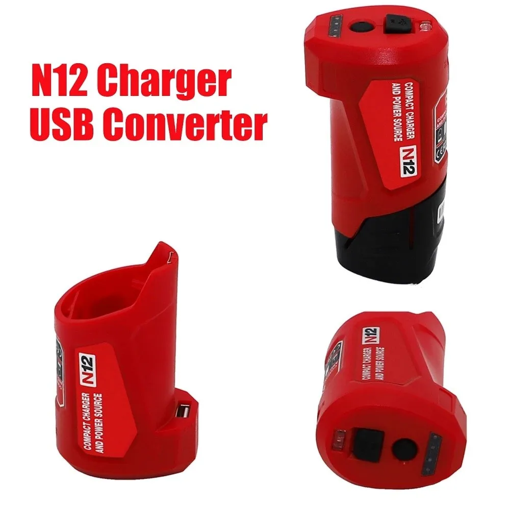 Преобразователь зарядного устройства N12, USB адаптер питания, зарядное устройство для телефона, адаптер для литий-ионной батареи 48-59-1201 М12 12 В постоянного тока, выходной порт
Преобразователь зарядного устройства N12, USB адаптер питания, зарядное устройство для телефона, адаптер для литий-ионной батареи 48-59-1201 М12 12 В постоянного тока, выходной порт
