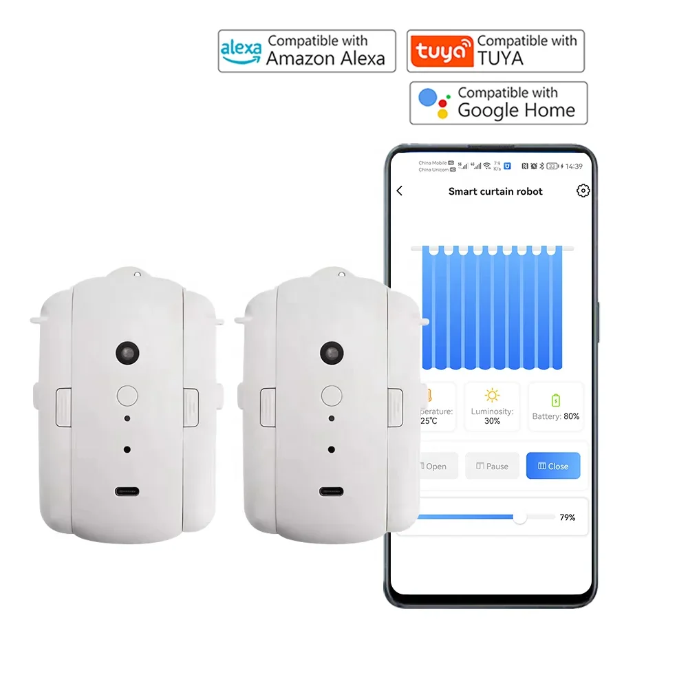 Curtains Operate Electric Remote Control, Smart Home Motorized Curtain System 
Curtains Operate Electric Remote Control, Smart Home Motorized Curtain System