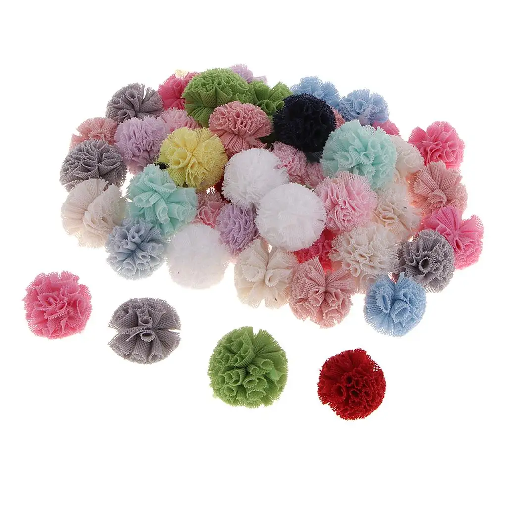 Packs of 50 Multi Color Tulle Pom Poms for Classroom Kindergarten Handmade Jewelry Accessories, Family Handcraft Entertainment
Packs of 50 Multi Color Tulle Pom Poms for Classroom Kindergarten Handmade Jewelry Accessories, Family Handcraft Entertainment