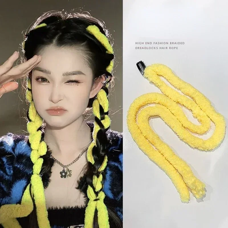70CM Hip-hop Ponytail Braids Blue Hair Braid Ropes Strands Hair Clips for Women Hair Dreadlock Decor Hairpin Styling Accessories
70CM Hip-hop Ponytail Braids Blue Hair Braid Ropes Strands Hair Clips for Women Hair Dreadlock Decor Hairpin Styling Accessories