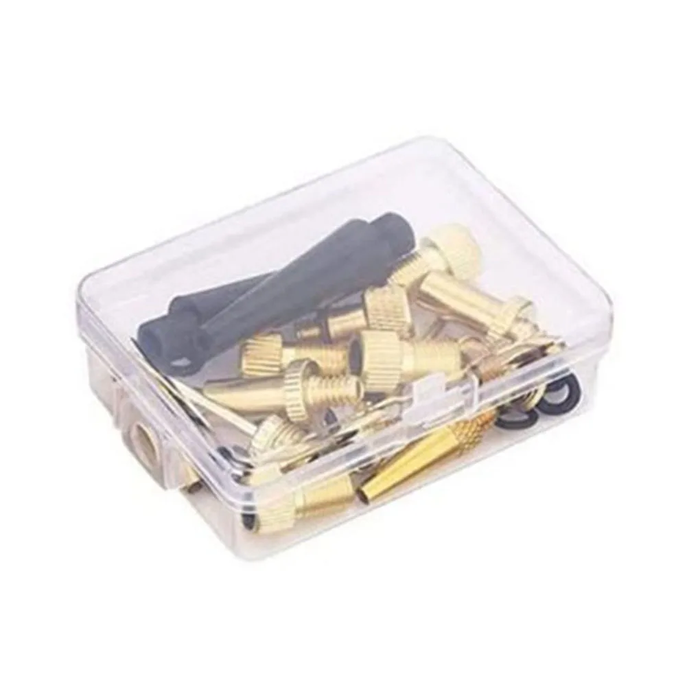 Durable Bike Pump Adaptor Set Kit 15pcs Needle Valve Connector for Ball and Bicycle Suitable for Different Valve Types
Durable Bike Pump Adaptor Set Kit 15pcs Needle Valve Connector for Ball and Bicycle Suitable for Different Valve Types