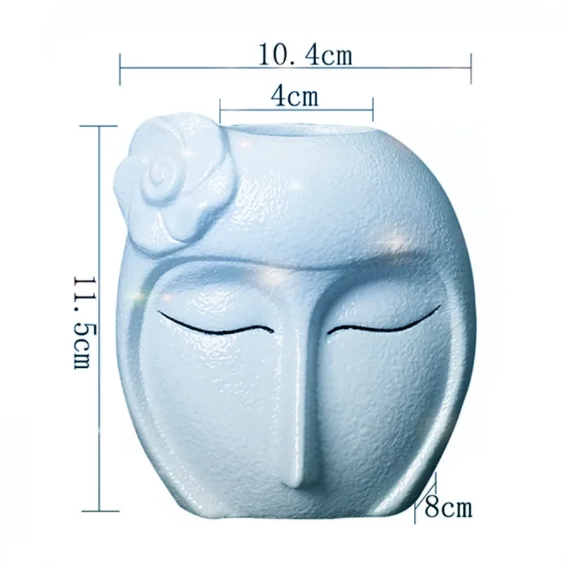 Home Decoration Flower Pot Vase Mould Small Cement Resin Planter Craft 3D Face Pen Candle Holder Silicone Molds
Home Decoration Flower Pot Vase Mould Small Cement Resin Planter Craft 3D Face Pen Candle Holder Silicone Molds