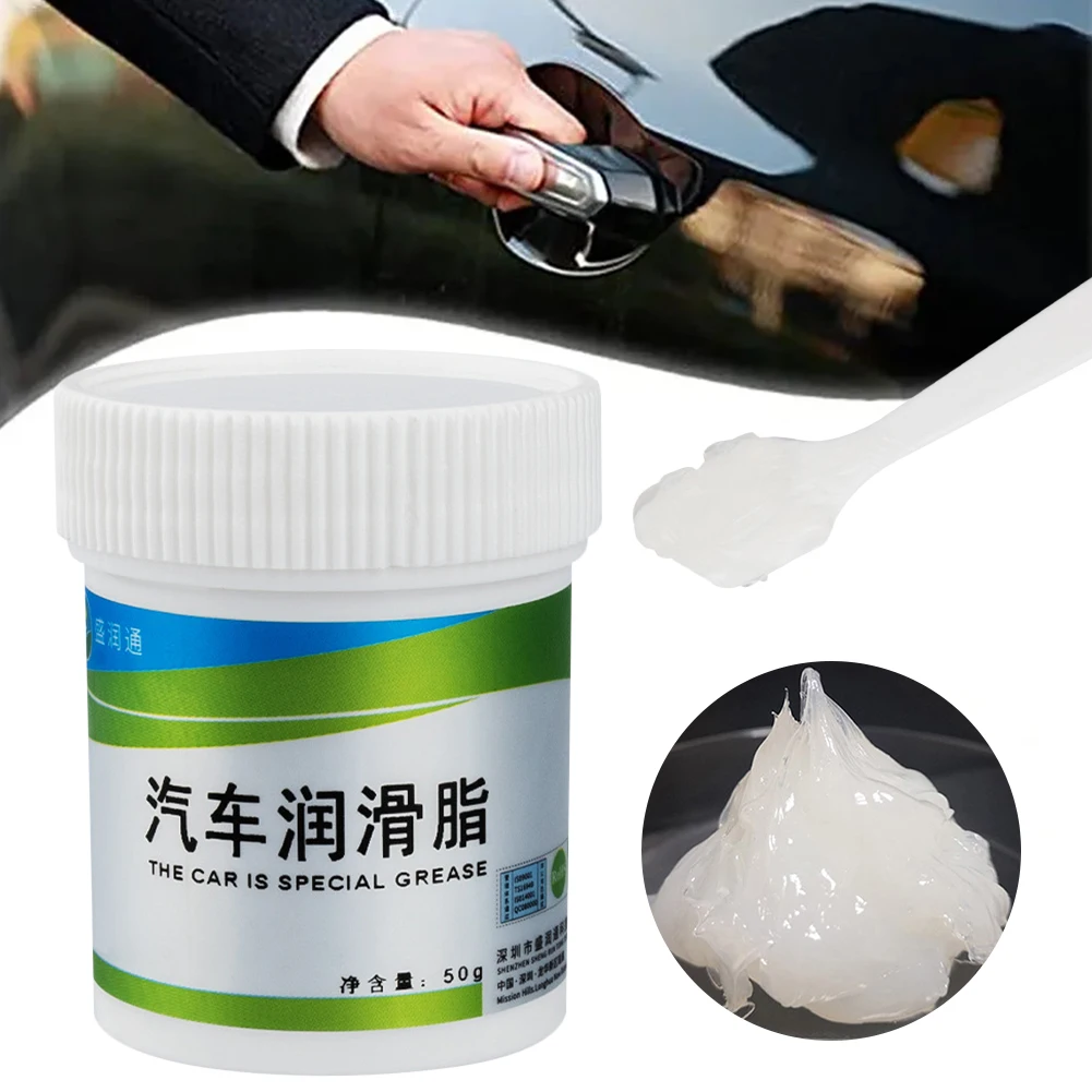 50g Car Lubricating Grease Sunroof Rail Lubricant Agent Long Lasting Rustproof Door Noise Reduction Repair Maintenance Protector
50g Car Lubricating Grease Sunroof Rail Lubricant Agent Long Lasting Rustproof Door Noise Reduction Repair Maintenance Protector
