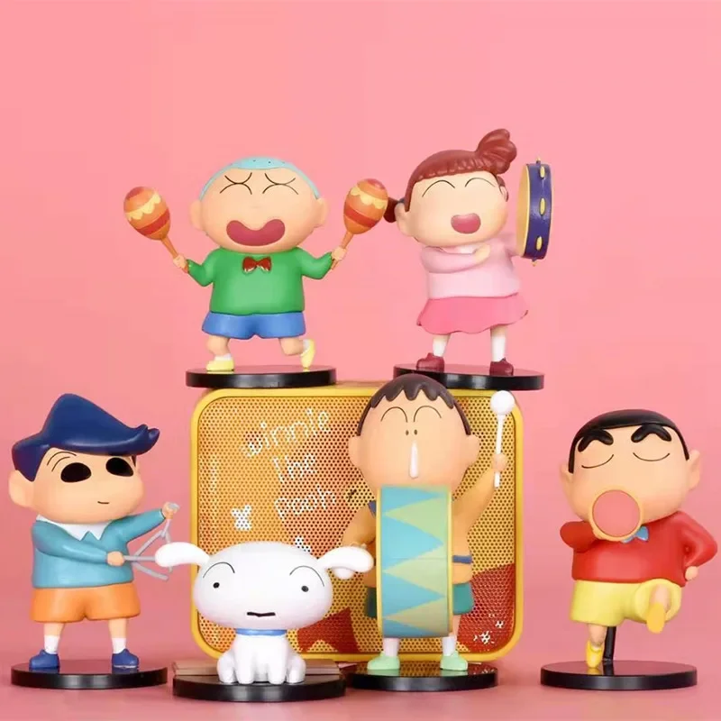 6pcs/set Crayon Shin-chan Shinnosuke Nohara Cartoon Cute Kawaii Doll PVC Action Collection Model Figurine Toys Ornaments Gift
6pcs/set Crayon Shin-chan Shinnosuke Nohara Cartoon Cute Kawaii Doll PVC Action Collection Model Figurine Toys Ornaments Gift