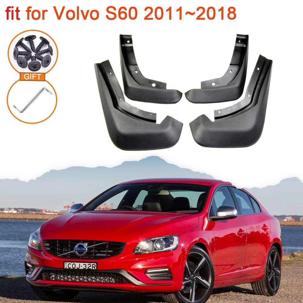Mud Flaps for Volvo S60 2011 2012 2013 2014 2015 2016 2017 2018 Accessories Mudguards Anti-splash Fender Grade Front Rear Wheels 
Mud Flaps for Volvo S60 2011 2012 2013 2014 2015 2016 2017 2018 Accessories Mudguards Anti-splash Fender Grade Front Rear Wheels