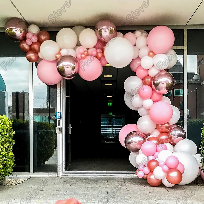95Pcs Rose Gold Pink Latex Balloons Birthday Party Wedding Backdrop Garland Arch Kits Baby Shower Decoration Vacation Atmosphere
95Pcs Rose Gold Pink Latex Balloons Birthday Party Wedding Backdrop Garland Arch Kits Baby Shower Decoration Vacation Atmosphere
