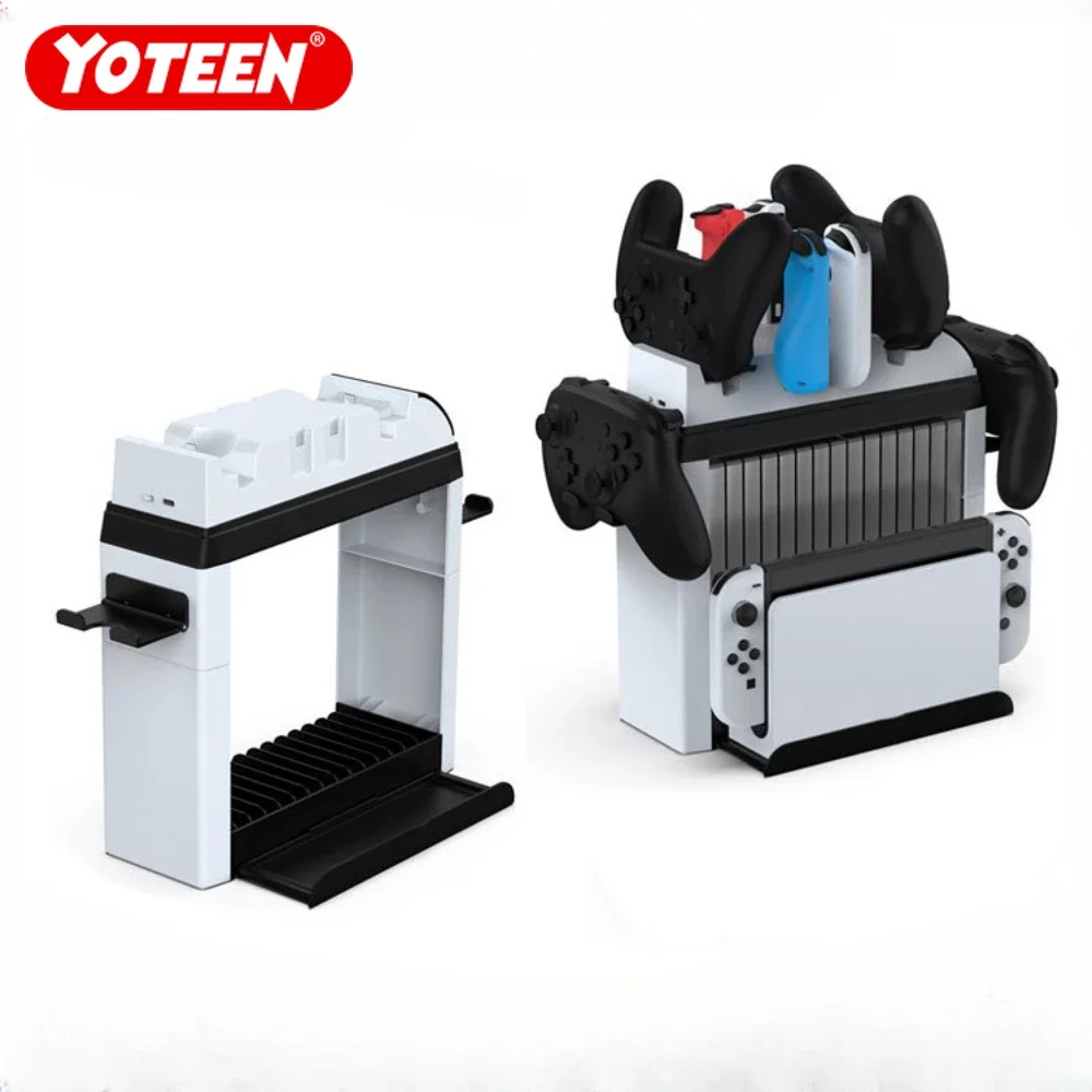 Yoteen Switch Games Organizer Holder & Charging Dock for Nintendo Switch & Switch OLED Joy-Cons/Original Switch Pro Controller
Yoteen Switch Games Organizer Holder & Charging Dock for Nintendo Switch & Switch OLED Joy-Cons/Original Switch Pro Controller