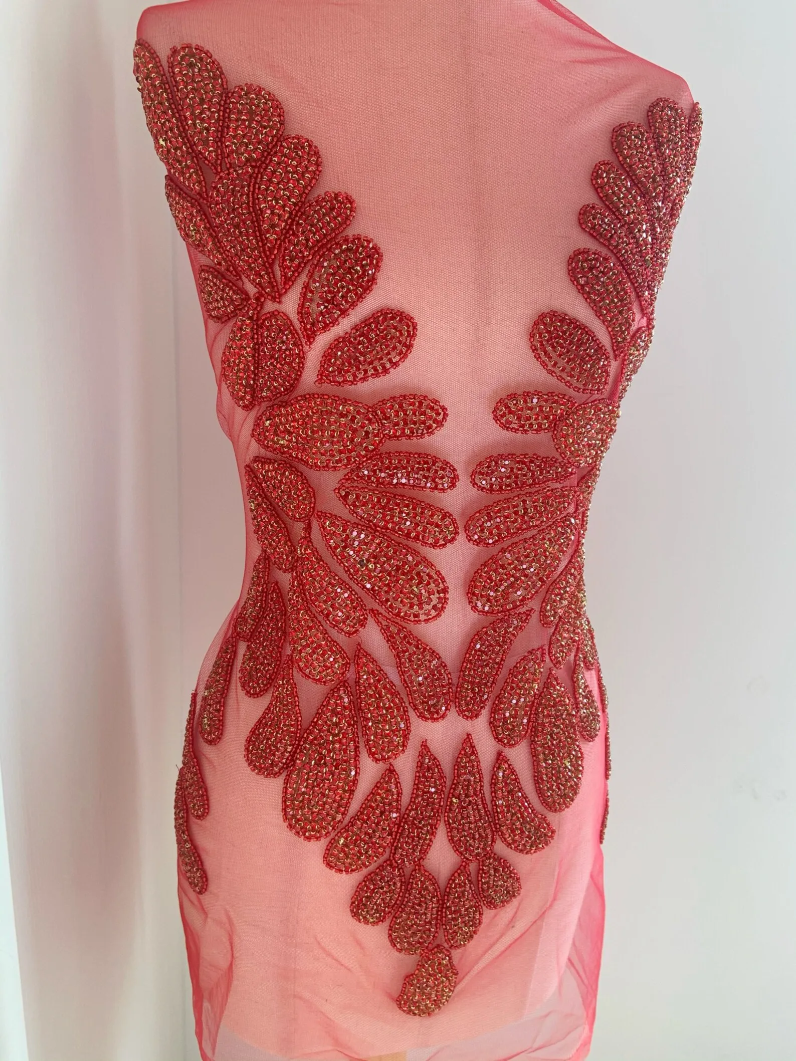 Red Sparkle Crystal Beaded Bodice Rhinestone Applique Sewing Crystal Bodice Evening Dress Patch Prom Wedding Panels
Red Sparkle Crystal Beaded Bodice Rhinestone Applique Sewing Crystal Bodice Evening Dress Patch Prom Wedding Panels