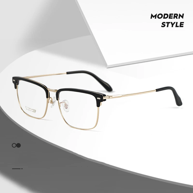 Pure Titanium Glasses Frame with Recipe Men Business Style Fashion Male High Quality Eyeglasses Prescription Man Style 2320BJ
Pure Titanium Glasses Frame with Recipe Men Business Style Fashion Male High Quality Eyeglasses Prescription Man Style 2320BJ