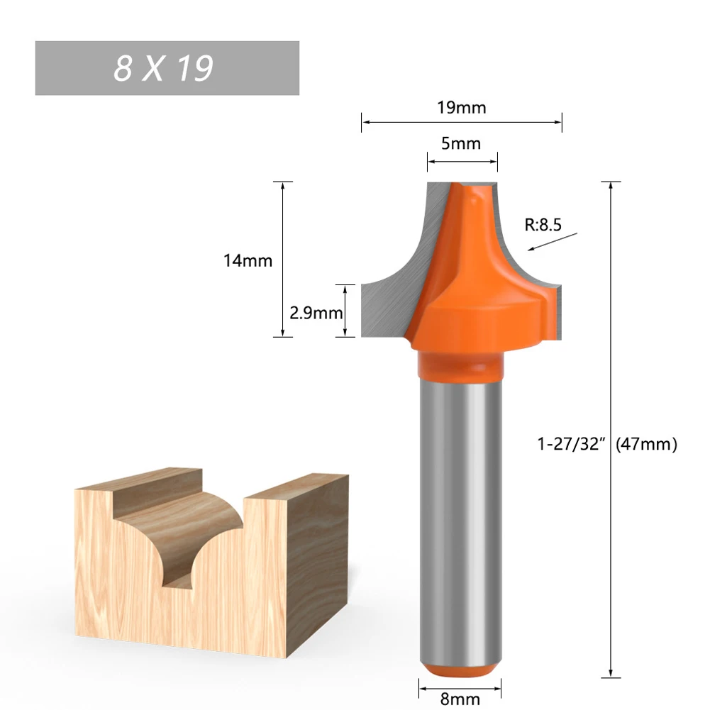 8mm Shank End Mill Router Bit Engraving Milling Cutter 19/22/25/28/31mm For Woodworking Acrylic MDF PVC Engraving Chamfer
8mm Shank End Mill Router Bit Engraving Milling Cutter 19/22/25/28/31mm For Woodworking Acrylic MDF PVC Engraving Chamfer
