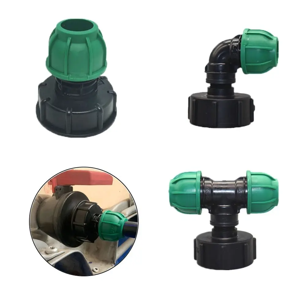 

20mm 25mm 32mm IBC Tank Adapters Fitting Elbow Thread Connector High Quality Water Hose Fittings for Storage Tanks