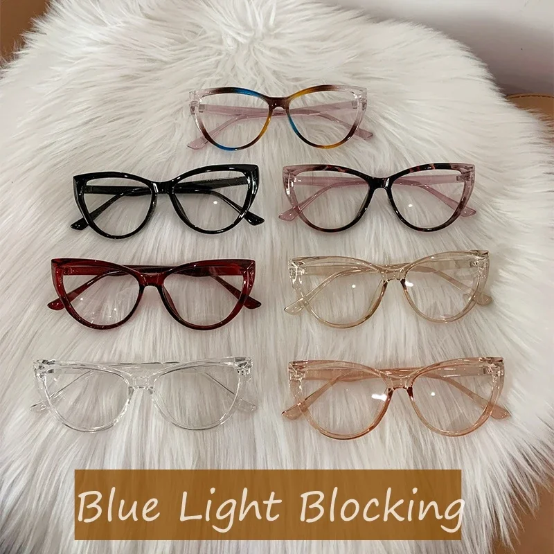 Fashion Transparent Optical Glasses Computer Eyewear Men Women Stylish Cat Eye Plain Eyeglasses Ladies Anti-blue Ray Spectacles
Fashion Transparent Optical Glasses Computer Eyewear Men Women Stylish Cat Eye Plain Eyeglasses Ladies Anti-blue Ray Spectacles