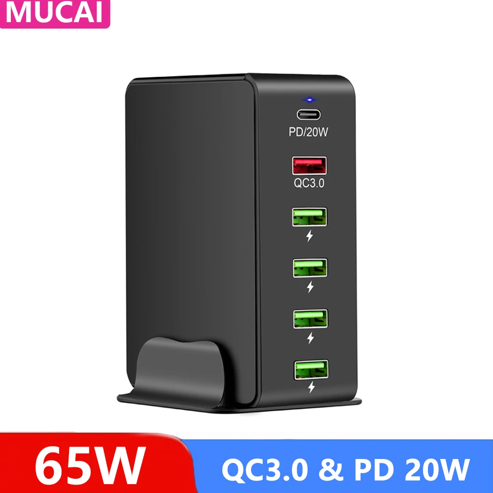 MUCAI 65w mobile charger for iPhone 13 12 max pro 6-port USB fast charger for Samsung Xiaomi qc3.0 USB c charger
MUCAI 65w mobile charger for iPhone 13 12 max pro 6-port USB fast charger for Samsung Xiaomi qc3.0 USB c charger