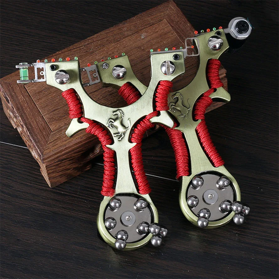 High Power Slingshot Suitable For Outdoor And Entertainment New High Precision Laser Red Line Flat Leather Catapult Alloy
High Power Slingshot Suitable For Outdoor And Entertainment New High Precision Laser Red Line Flat Leather Catapult Alloy
