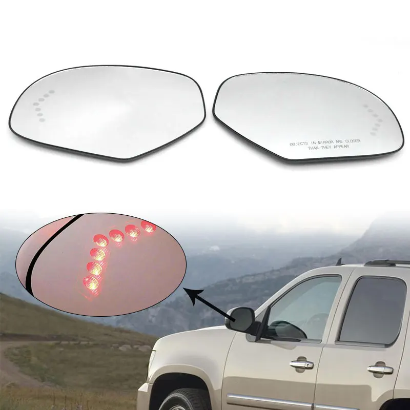 Car Heated Turn Signal Mirror Glass For Cadillac Escalade ESV EXT For Chevrolet Suburban Silverado 2007-2013 GMC Yukon Sierra
Car Heated Turn Signal Mirror Glass For Cadillac Escalade ESV EXT For Chevrolet Suburban Silverado 2007-2013 GMC Yukon Sierra