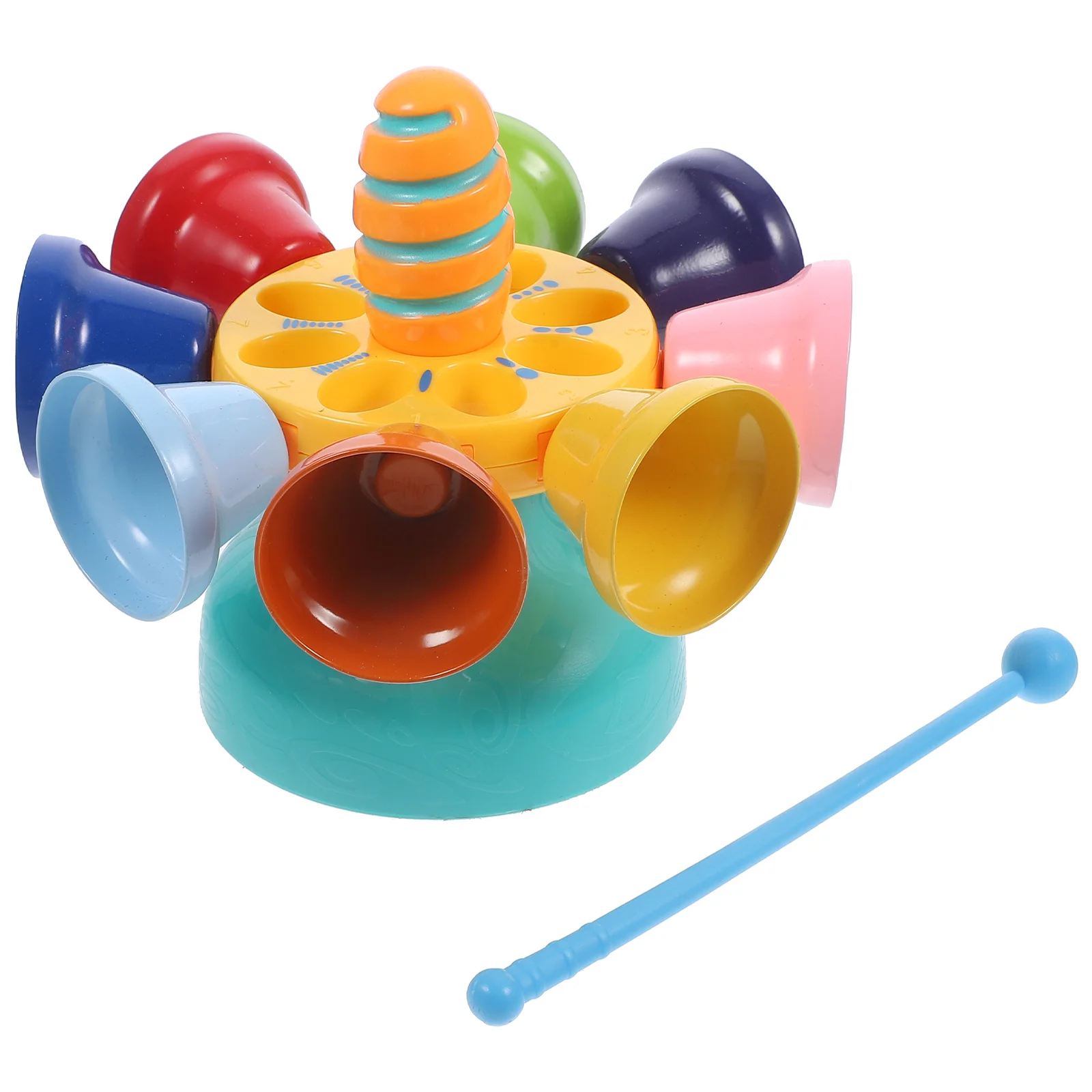 Rotating Bell Instrument Musical Hand Instruments for Children Knock on The Piano
Rotating Bell Instrument Musical Hand Instruments for Children Knock on The Piano