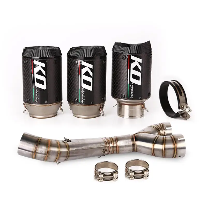 60.5MM Connect Tube Motorcycles Exhaust Pipe Muffler Escape Mid Link Pipe Slip On Without DB For BMW S1000RR 10-14 S1000R 10-16
60.5MM Connect Tube Motorcycles Exhaust Pipe Muffler Escape Mid Link Pipe Slip On Without DB For BMW S1000RR 10-14 S1000R 10-16