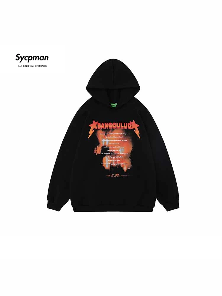 Sycpman American Style Retro Printed Hoodie for Men and Women Autumn Trend Pullover Loose Casual Hoodies Couple Streetwear
Sycpman American Style Retro Printed Hoodie for Men and Women Autumn Trend Pullover Loose Casual Hoodies Couple Streetwear