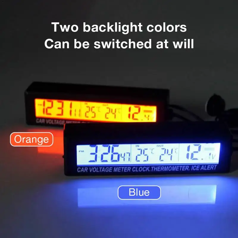EC88 3-in-1 Car Clock Thermometer Display Voltmeter Electronic Clock Auto Watch Automotive Ornament for Car Accessories
EC88 3-in-1 Car Clock Thermometer Display Voltmeter Electronic Clock Auto Watch Automotive Ornament for Car Accessories