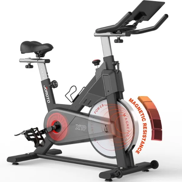 

JOROTO Stationary Bikes for Home - Exercise Bike with Magnetic Resistance, Indoor Cycling Bikes with Enlarged Tablet Bracket