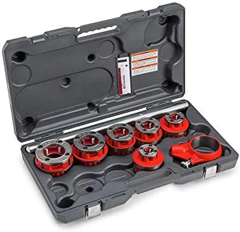 

RIDGID 36475 Model 12-R Exposed Ratchet Pipe Threader Set with Carrying Case Small