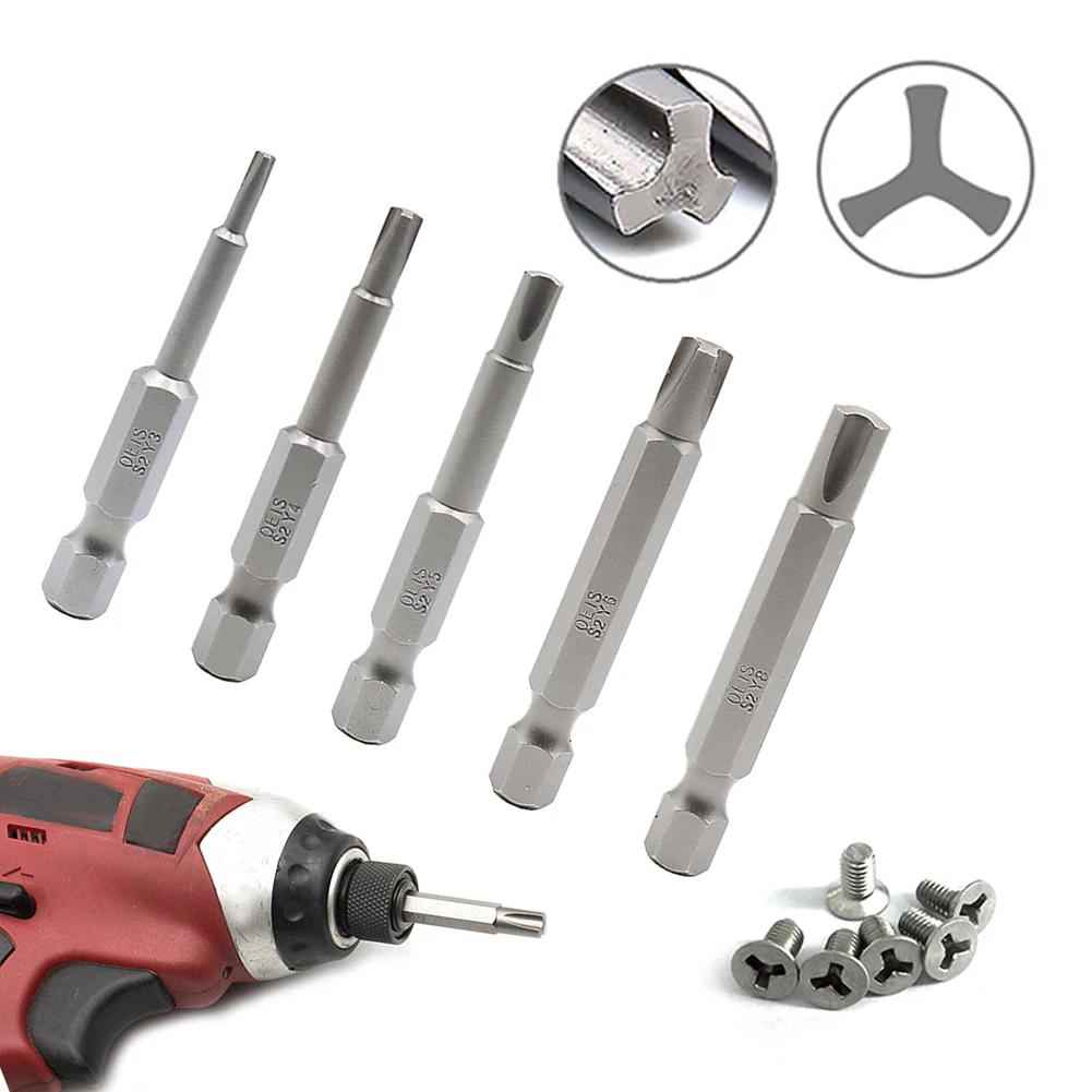 Hand Tools Screwdriver Bits Home Y Shaped Y Type Bit Y3/Y4/Y5/Y6/Y8 1/4Inch 50mm Grey Hex Shank Screwdriver Bits
Hand Tools Screwdriver Bits Home Y Shaped Y Type Bit Y3/Y4/Y5/Y6/Y8 1/4Inch 50mm Grey Hex Shank Screwdriver Bits