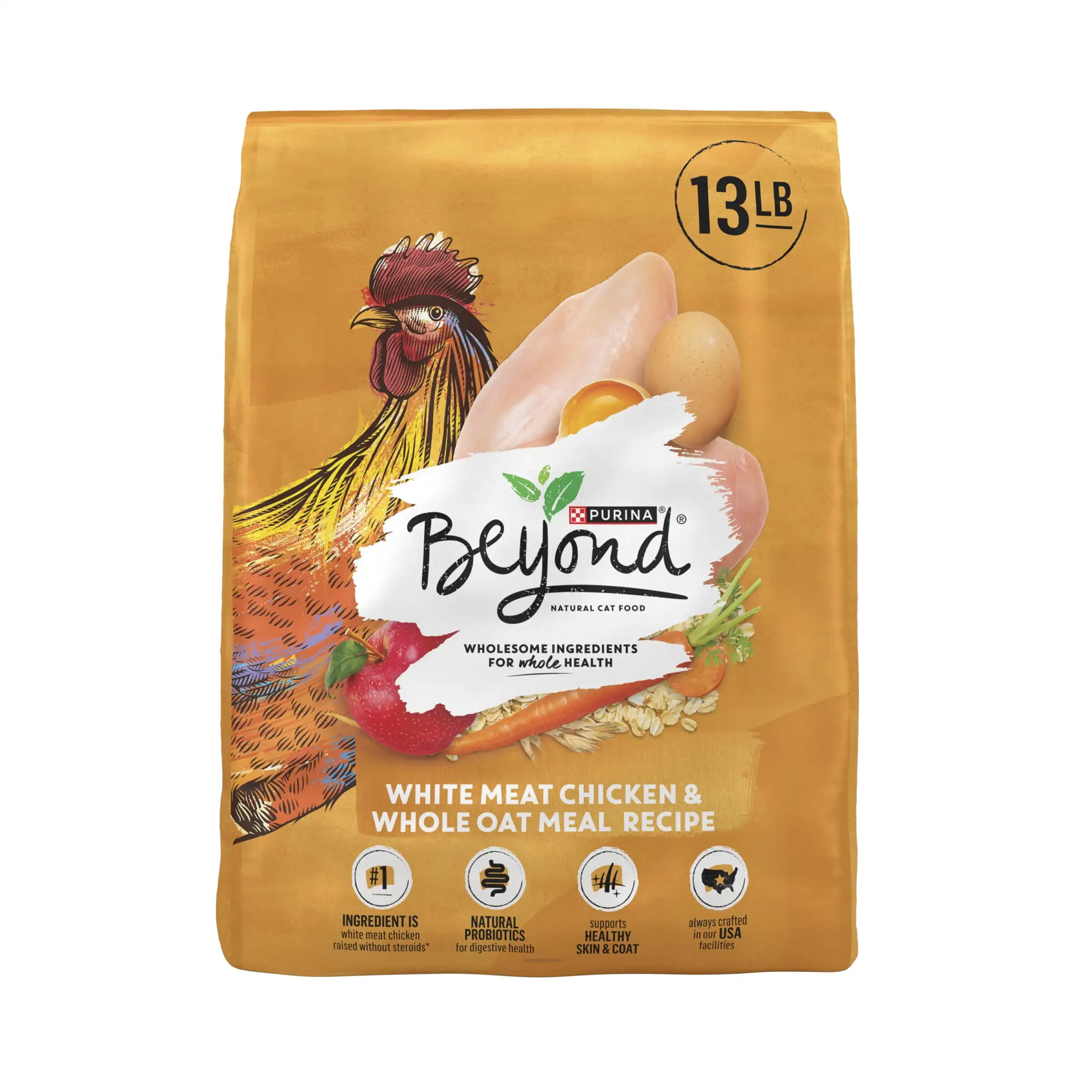 Натуральный сухой корм для кошек Purina Beyond, оптовые ингредиенты для здоровья, белое мясо, курица и цельный овсяной муки, рецепт
Натуральный сухой корм для кошек Purina Beyond, оптовые ингредиенты для здоровья, белое мясо, курица и цельный овсяной муки, рецепт