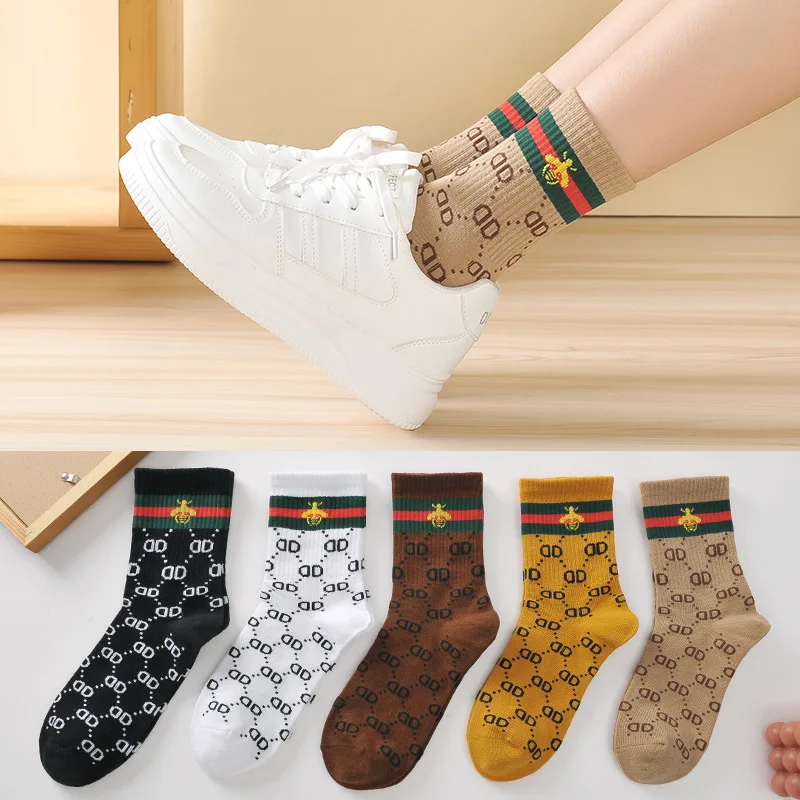 Women's Mid-Calf Length Sock All-Match Ins Style Japanese Style Alphabet Long Socks
Women's Mid-Calf Length Sock All-Match Ins Style Japanese Style Alphabet Long Socks