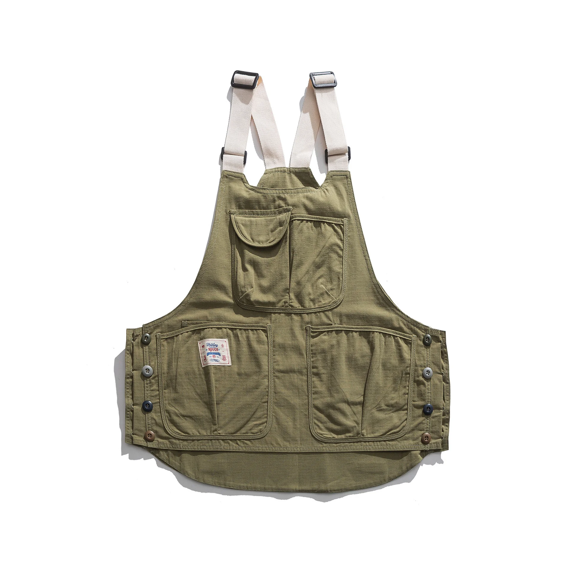 Tooling Multi Pocket Vest Pearl Sail Lattice Sling Double Breasted Multi-function Waistcoat Outdoor Hiking Sports Cargo Clothing
Tooling Multi Pocket Vest Pearl Sail Lattice Sling Double Breasted Multi-function Waistcoat Outdoor Hiking Sports Cargo Clothing