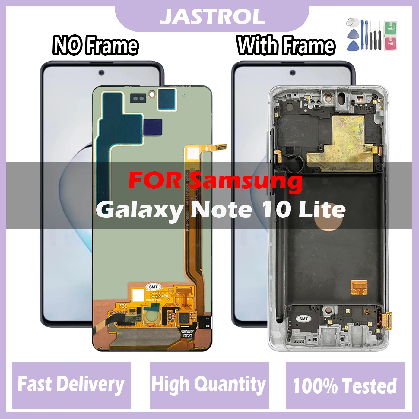 ЖК-дисплей Super AMOLED 6,7 дюйма для Samsung Galaxy Note 10 Lite N770 N770F, ЖК-дисплей с сенсорным экраном и дигитайзером в сборе с рамкой
ЖК-дисплей Super AMOLED 6,7 дюйма для Samsung Galaxy Note 10 Lite N770 N770F, ЖК-дисплей с сенсорным экраном и дигитайзером в сборе с рамкой