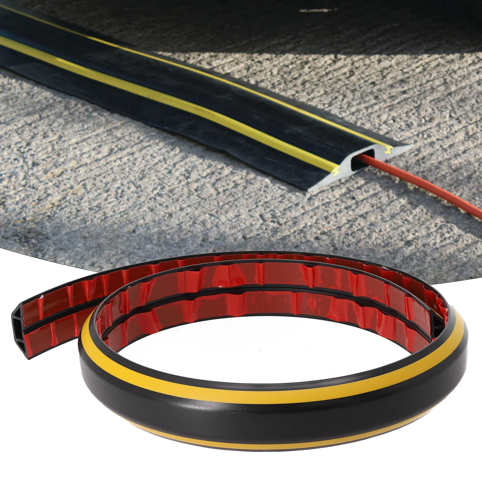1pcs D40/D50 Heavy Duty Floor Cable Protection Cover 1 Meter Floor Cable Cover Rubber Trunking Soft PVC Cable Protectors
1pcs D40/D50 Heavy Duty Floor Cable Protection Cover 1 Meter Floor Cable Cover Rubber Trunking Soft PVC Cable Protectors