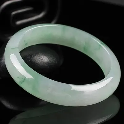 

Natural Myanmar Jade 54mm-62mm bracelet exquisite princess bracelet to send girlfriend to send mother Hetian jade