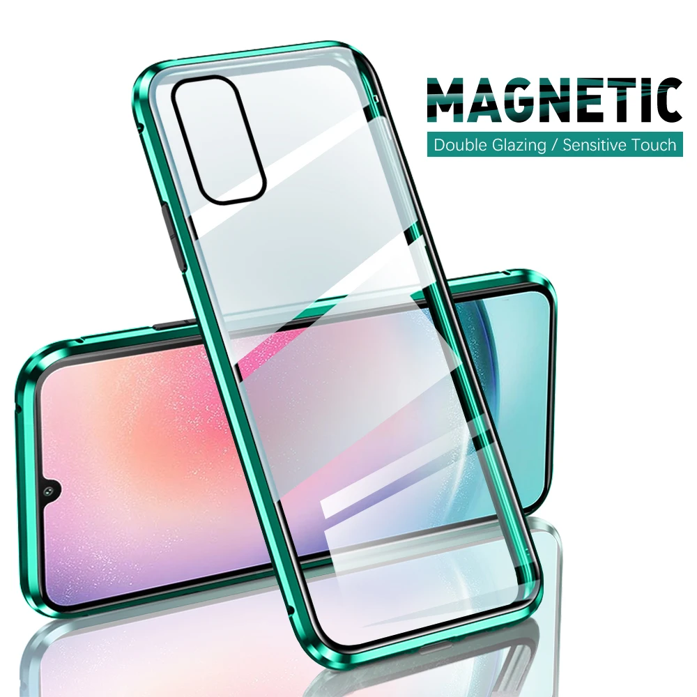 Новый Магнитный чехол для телефона Samsung Galaxy A24 A34, защитный чехол с полным покрытием, двусторонний
Новый Магнитный чехол для телефона Samsung Galaxy A24 A34, защитный чехол с полным покрытием, двусторонний