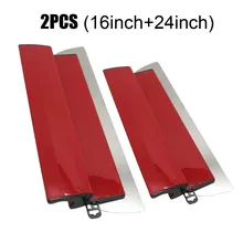 16in/24in Drywall Skimming Blade Set Flat Butt Joints Stainless Steel Finishing Sweeping Strips Plasterboard Smooth
16in/24in Drywall Skimming Blade Set Flat Butt Joints Stainless Steel Finishing Sweeping Strips Plasterboard Smooth