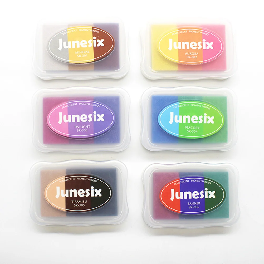 5 Colors Gradient Stamp Pad 3 Colors SR Gradient Inkpad Hand Printed Piece Craft Stamp Pad (Random Color)
5 Colors Gradient Stamp Pad 3 Colors SR Gradient Inkpad Hand Printed Piece Craft Stamp Pad (Random Color)