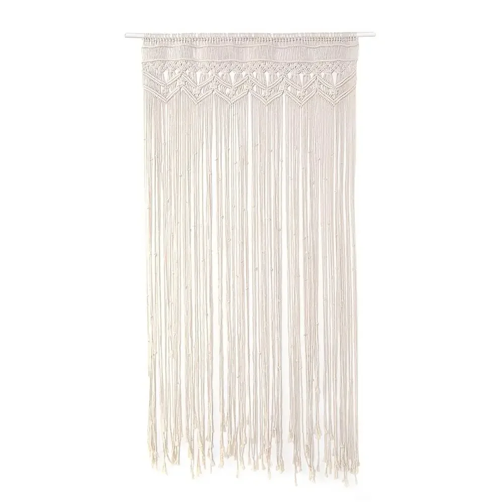 Large Macrame Door Curtain - Handwoven Cotton Boho Wall Tapestry 1 S1e95fc33544d404bb39eddcabf1b39d1m