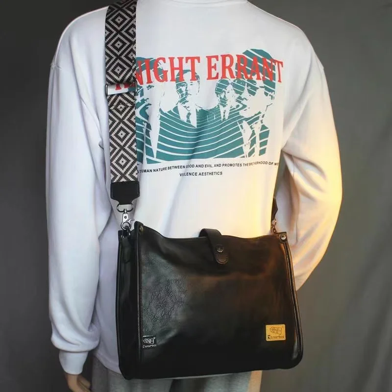 Men PU Leather Shoulder Bag Large Capacity Youth Crossbody Bag Casual Male Messenger Bag Fashion Sling Bag
Men PU Leather Shoulder Bag Large Capacity Youth Crossbody Bag Casual Male Messenger Bag Fashion Sling Bag
