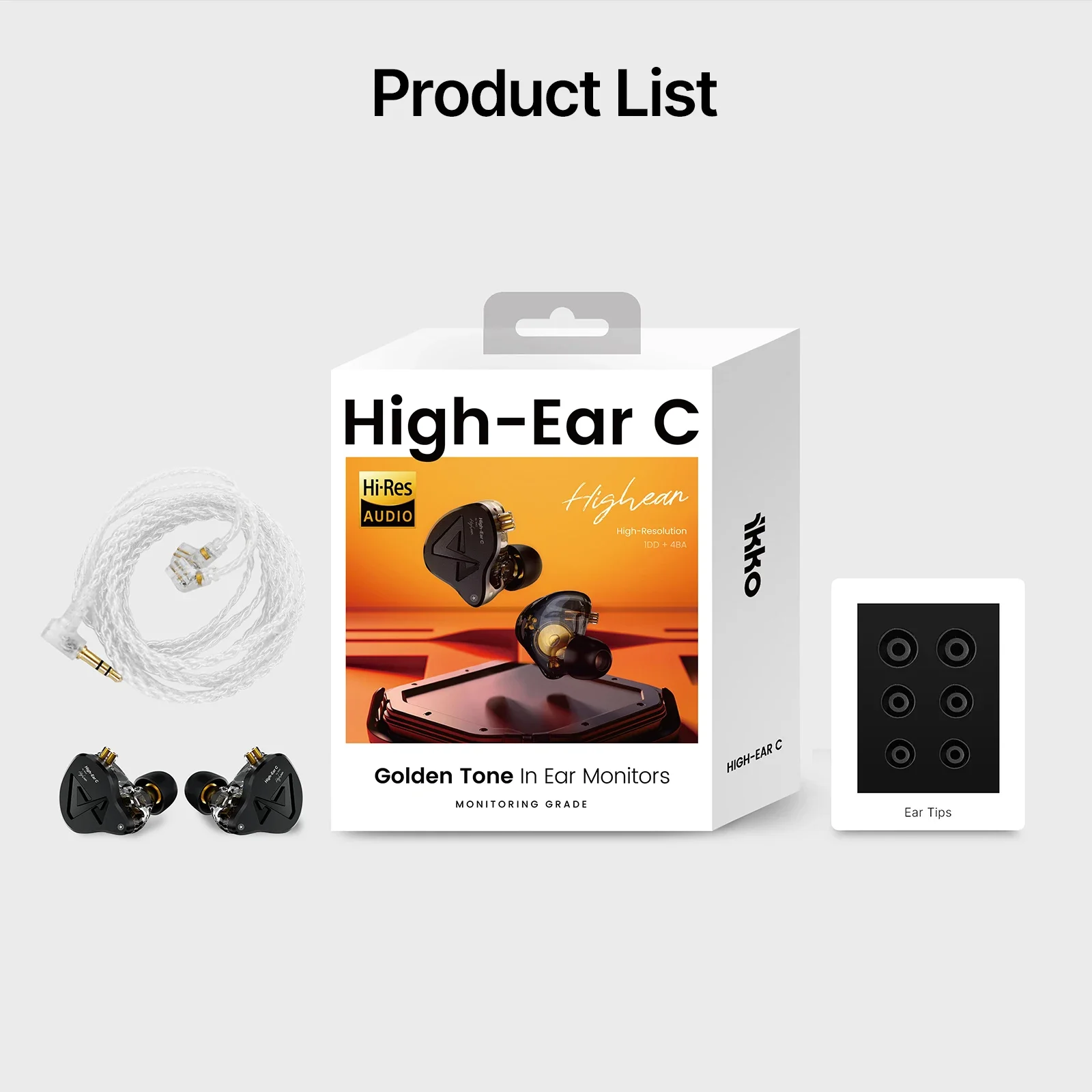 iKKO Wired Earphone HIFI Headphones 23 108dB 20-40KHz Monitoring Grade IEMs Headset Music Earbuds In Ear Monitor High-Ear C
iKKO Wired Earphone HIFI Headphones 23 108dB 20-40KHz Monitoring Grade IEMs Headset Music Earbuds In Ear Monitor High-Ear C