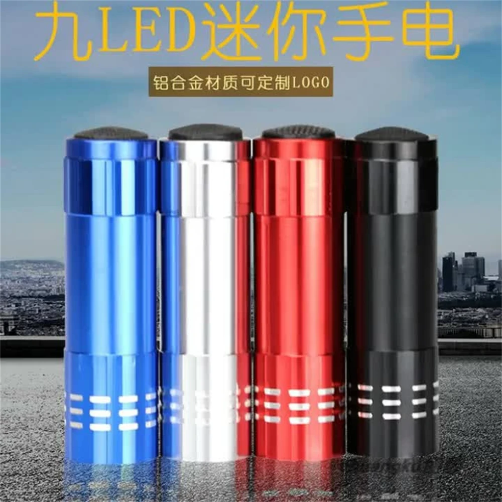 Long Life WaterProof Portable Multi-functional Aluminium Shell 9 LED Flashlight+ 3pc AAA Battery for Outdoor Camp/Road Lighting
Long Life WaterProof Portable Multi-functional Aluminium Shell 9 LED Flashlight+ 3pc AAA Battery for Outdoor Camp/Road Lighting