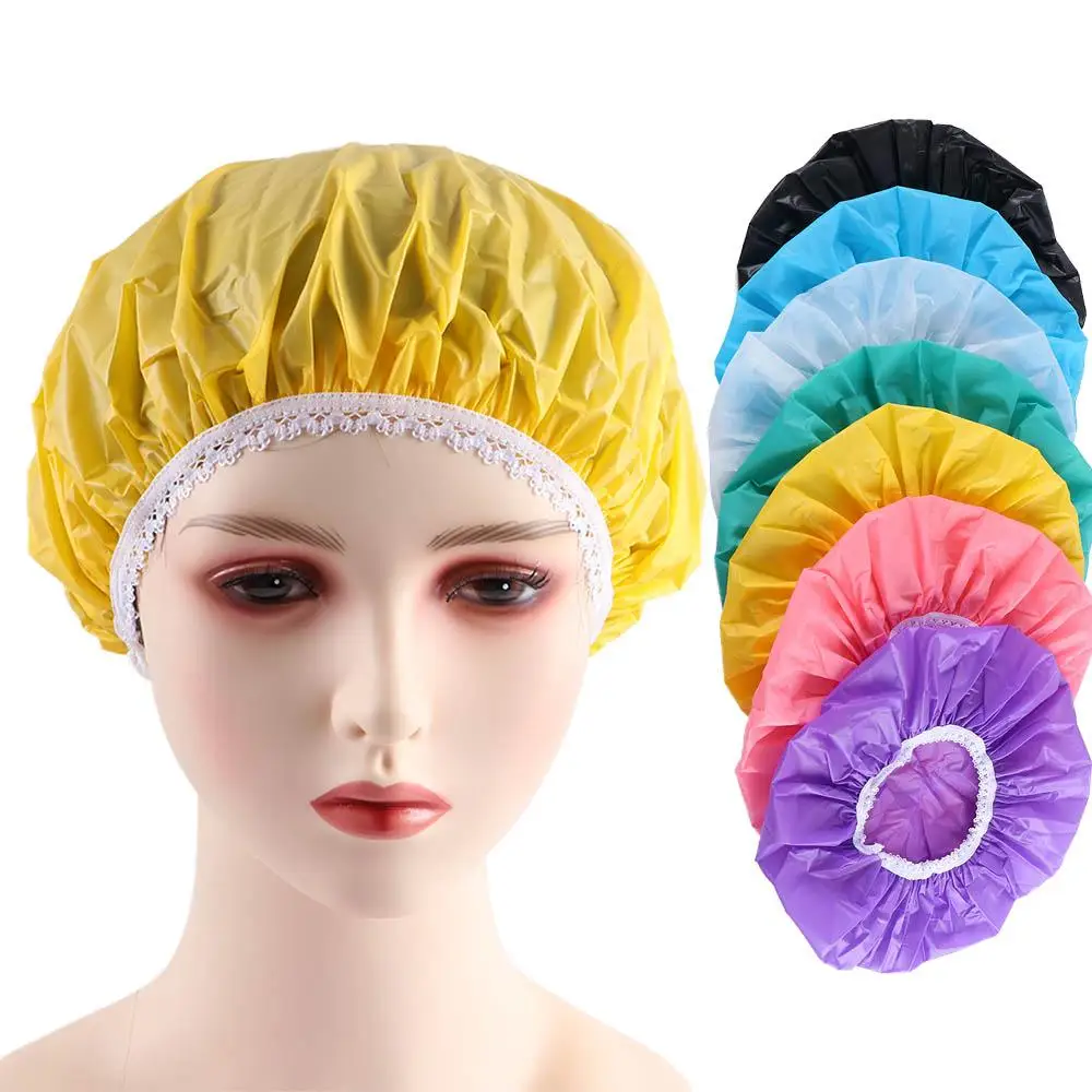 Elastic Home Swimming Bathing Travel Camping Accessories Bathroom Products Hair Cover Shower Cap 
Elastic Home Swimming Bathing Travel Camping Accessories Bathroom Products Hair Cover Shower Cap