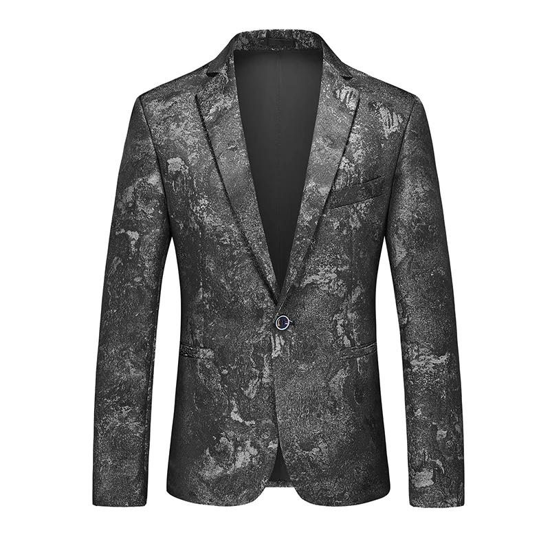 New Men's Fashion Casual Gentleman Korean Edition Trend Print Comfortable Slim British Style Business Officiating Wedding Blazer
New Men's Fashion Casual Gentleman Korean Edition Trend Print Comfortable Slim British Style Business Officiating Wedding Blazer