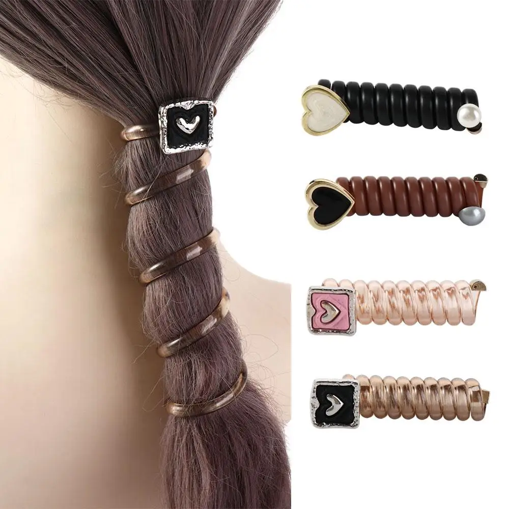 Transparent Telephone Line Hair Ring Straight Rubber Elastic Hair Band Elastic High Ponytail Holder Phone Line Hair Band Daily
Transparent Telephone Line Hair Ring Straight Rubber Elastic Hair Band Elastic High Ponytail Holder Phone Line Hair Band Daily