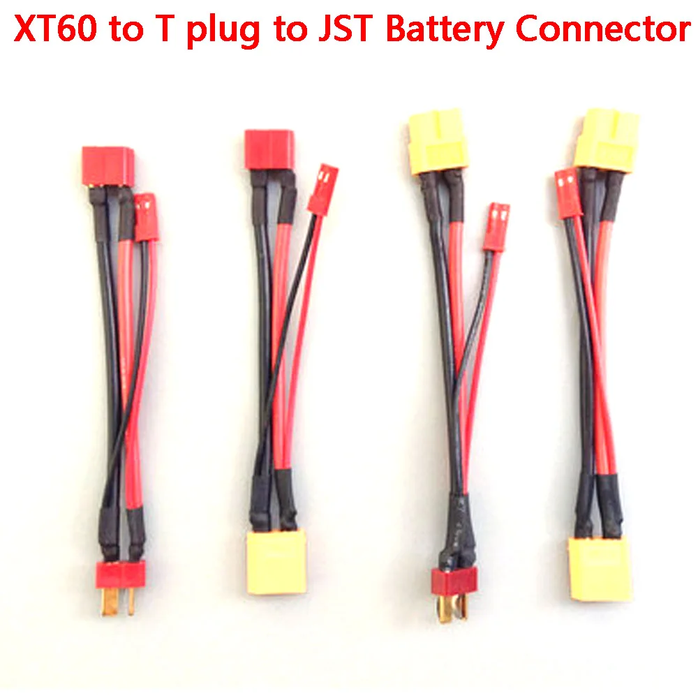 14AWG XT60 to T plug Male/Female Parallel JST Battery Connector Cable Dual Extension Splitter Silicone Wire for RC Battery Motor
14AWG XT60 to T plug Male/Female Parallel JST Battery Connector Cable Dual Extension Splitter Silicone Wire for RC Battery Motor