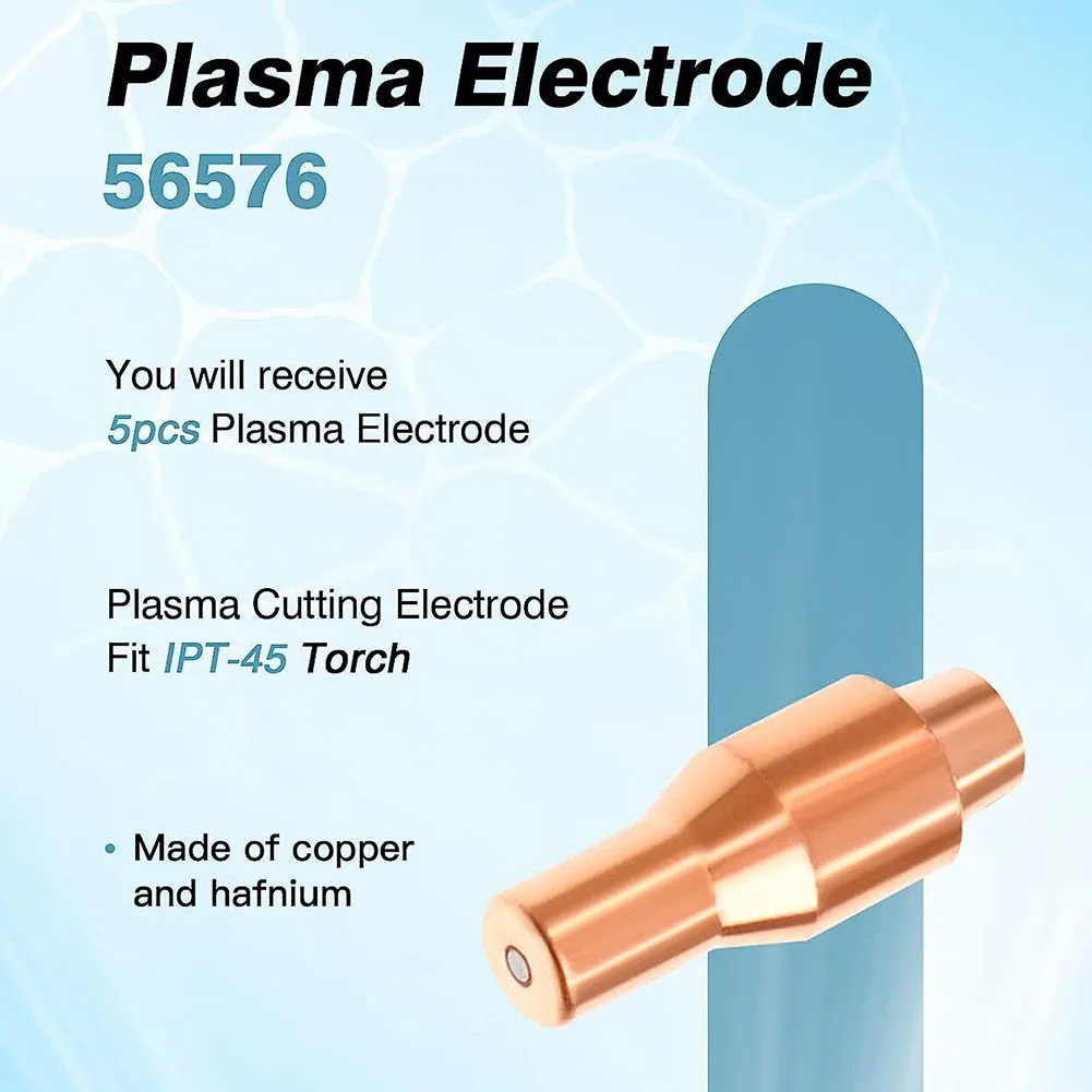 IPT 45 Plasma Torch Consumables High Reliability and Perfect Match for Harbor Freight Titanim 45A Plasma Cutter
IPT 45 Plasma Torch Consumables High Reliability and Perfect Match for Harbor Freight Titanim 45A Plasma Cutter