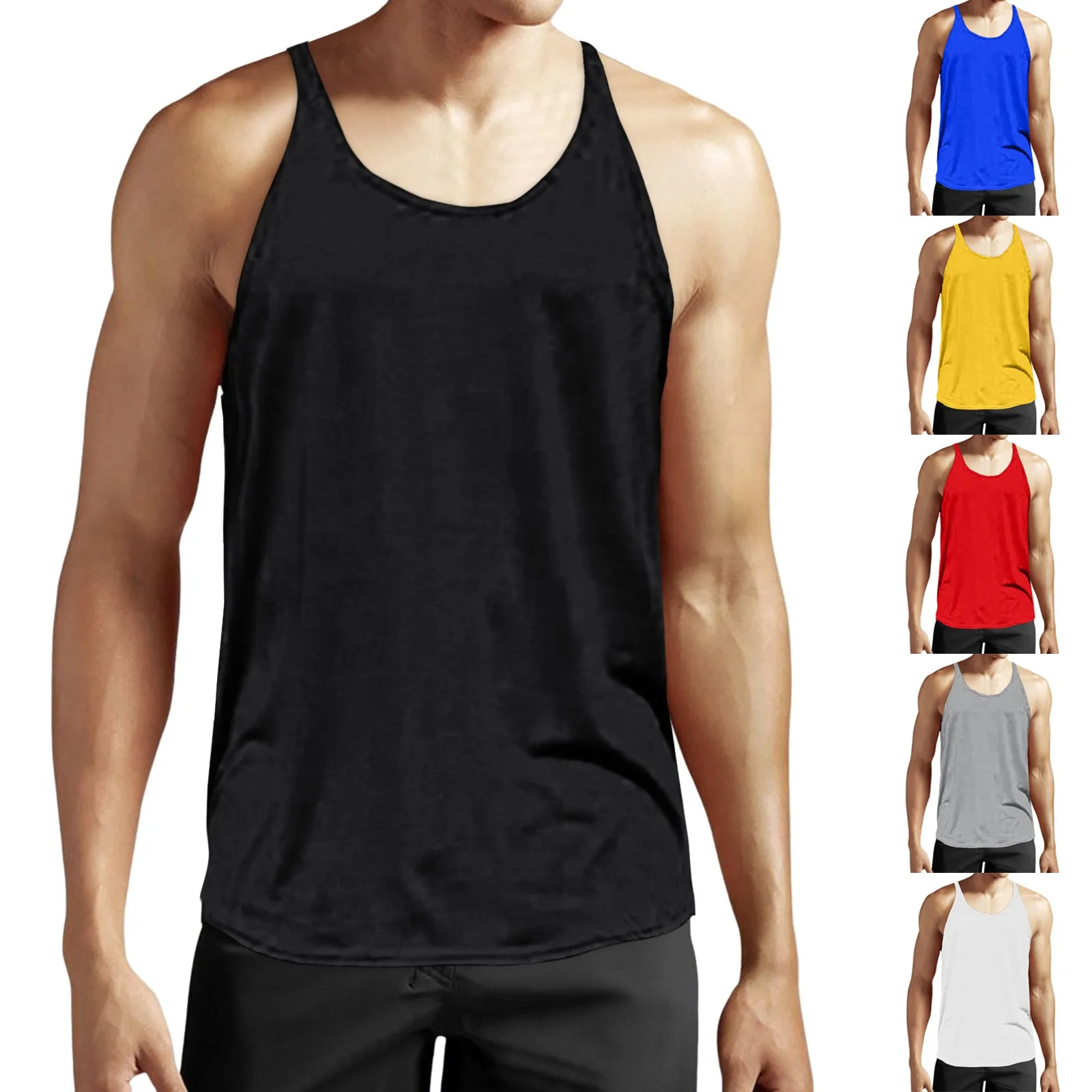Mens Tank Top Soft Performance Boxing Gym Shirts Plain Muscle Tee 90s Vintage Dark Comfortable
Mens Tank Top Soft Performance Boxing Gym Shirts Plain Muscle Tee 90s Vintage Dark Comfortable