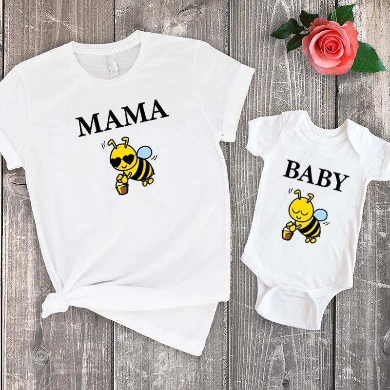 Bee Family Shirt Mama Bee Tshirt 2022 Fashion Sets Papa Mommy and Me Outfits Print Cotton Daddy Matching Outfits New
Bee Family Shirt Mama Bee Tshirt 2022 Fashion Sets Papa Mommy and Me Outfits Print Cotton Daddy Matching Outfits New