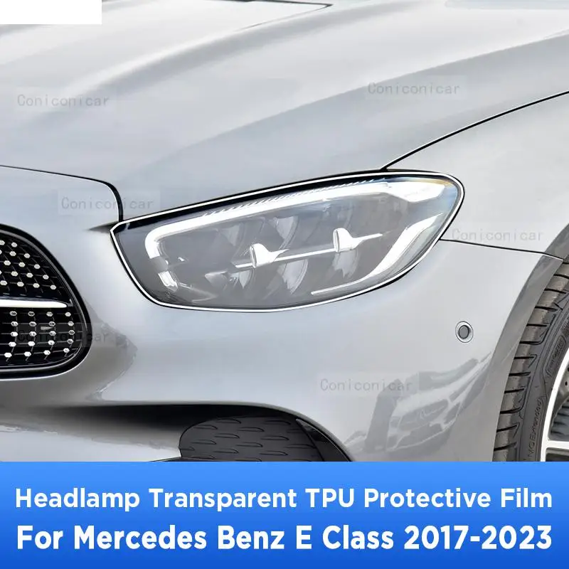 For Mercedes Benz E Class W213 2017-2023 Car Exterior Headlight Anti-scratch Front Lamp Transparent TPU Protective Film
For Mercedes Benz E Class W213 2017-2023 Car Exterior Headlight Anti-scratch Front Lamp Transparent TPU Protective Film