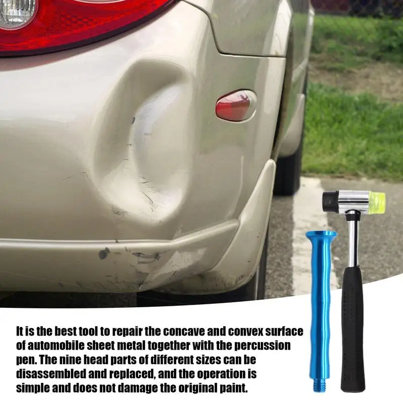 Car Dent Repair Hammer Vehicle Non-destructive Dent Repair Flattening Pen Hammer Bump Repair Tool Hammer Replaceable Head Pen
Car Dent Repair Hammer Vehicle Non-destructive Dent Repair Flattening Pen Hammer Bump Repair Tool Hammer Replaceable Head Pen
