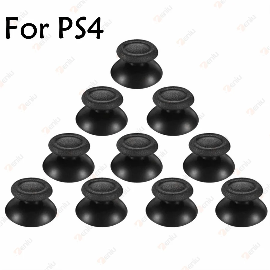 

100/50pcs PS4 Black Analog Cover 3D Thumb Sticks Joystick Thumbstick Mushroom Cap For Sony PlayStation 4 PS4 Controller Gamepad