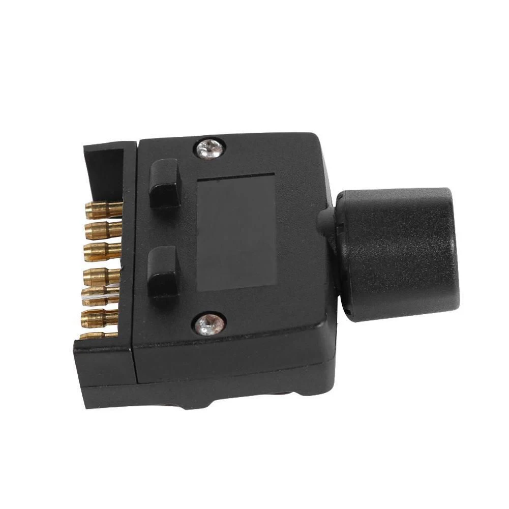 Australian Standard Connector Flat Plug Male 7 Pin 75*62*19mm Adapter Boat Quick Fit Plastic Corrosion Resistant
Australian Standard Connector Flat Plug Male 7 Pin 75*62*19mm Adapter Boat Quick Fit Plastic Corrosion Resistant